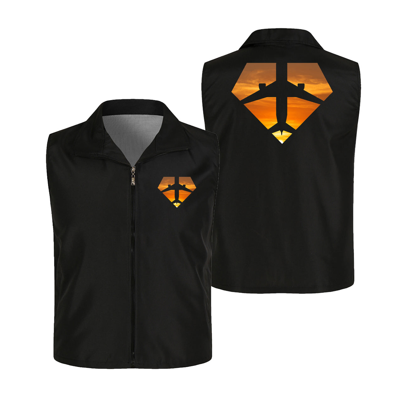 Supermen of The Skies (Sunset) Designed Thin Style Vests