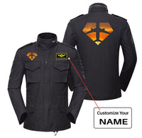 Thumbnail for Supermen of The Skies (Sunset) Designed Military Coats