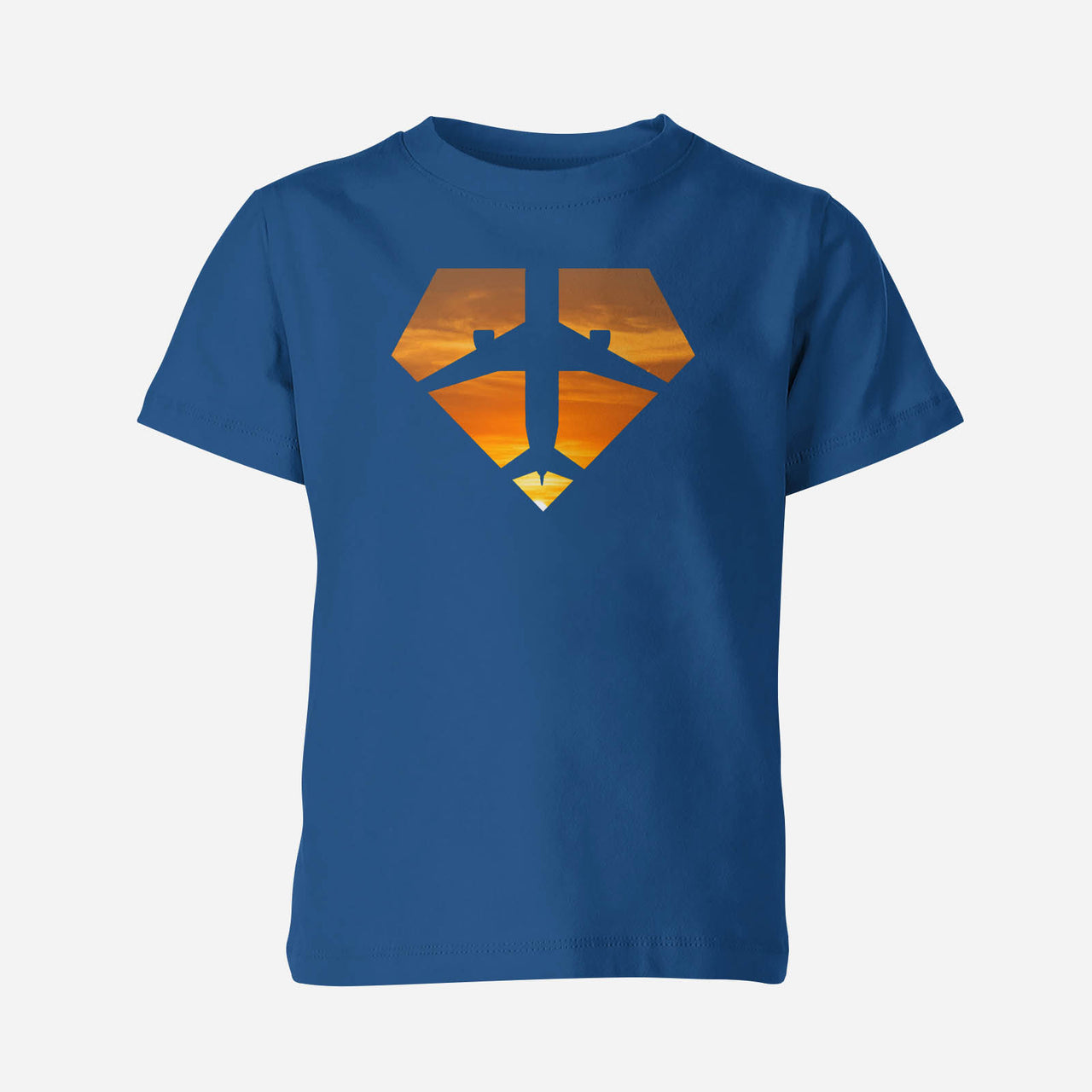 Supermen of The Skies (Sunset) Designed Children T-Shirts