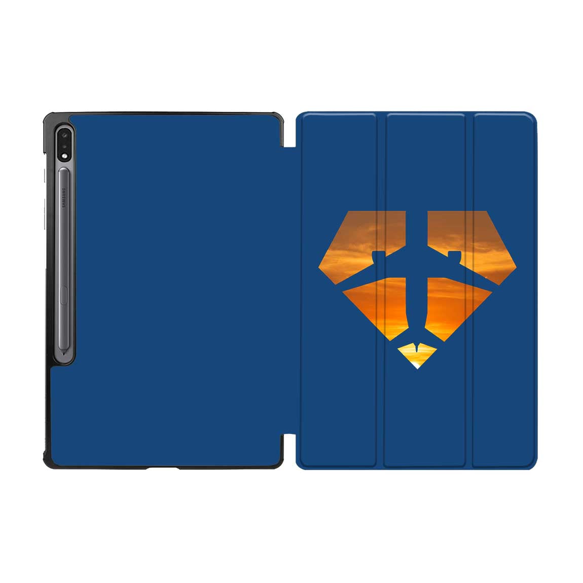 Supermen of The Skies (Sunset) Designed Samsung Tablet Cases