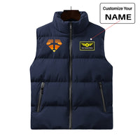 Thumbnail for Supermen of The Skies (Sunset) Designed Puffy Vests