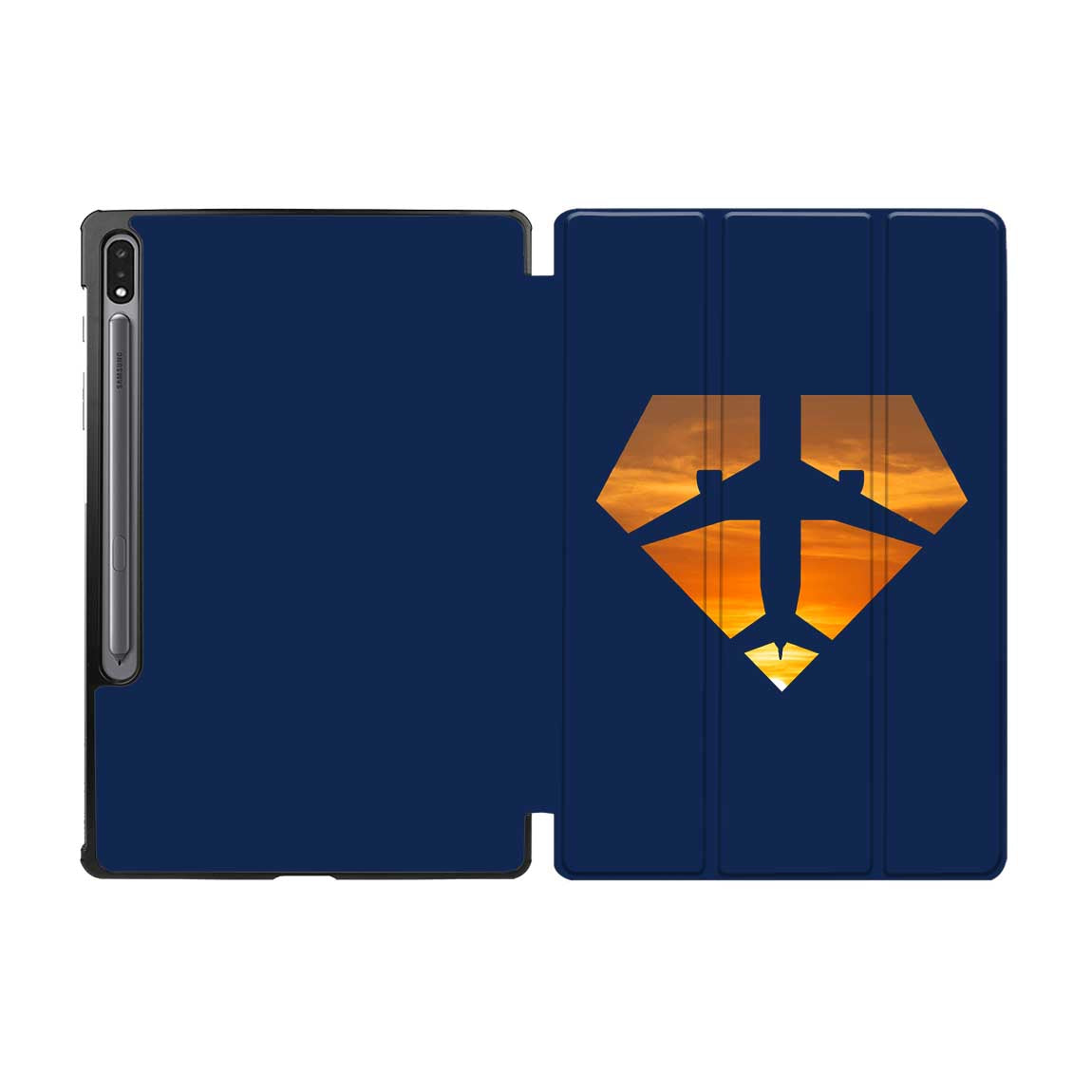Supermen of The Skies (Sunset) Designed Samsung Tablet Cases