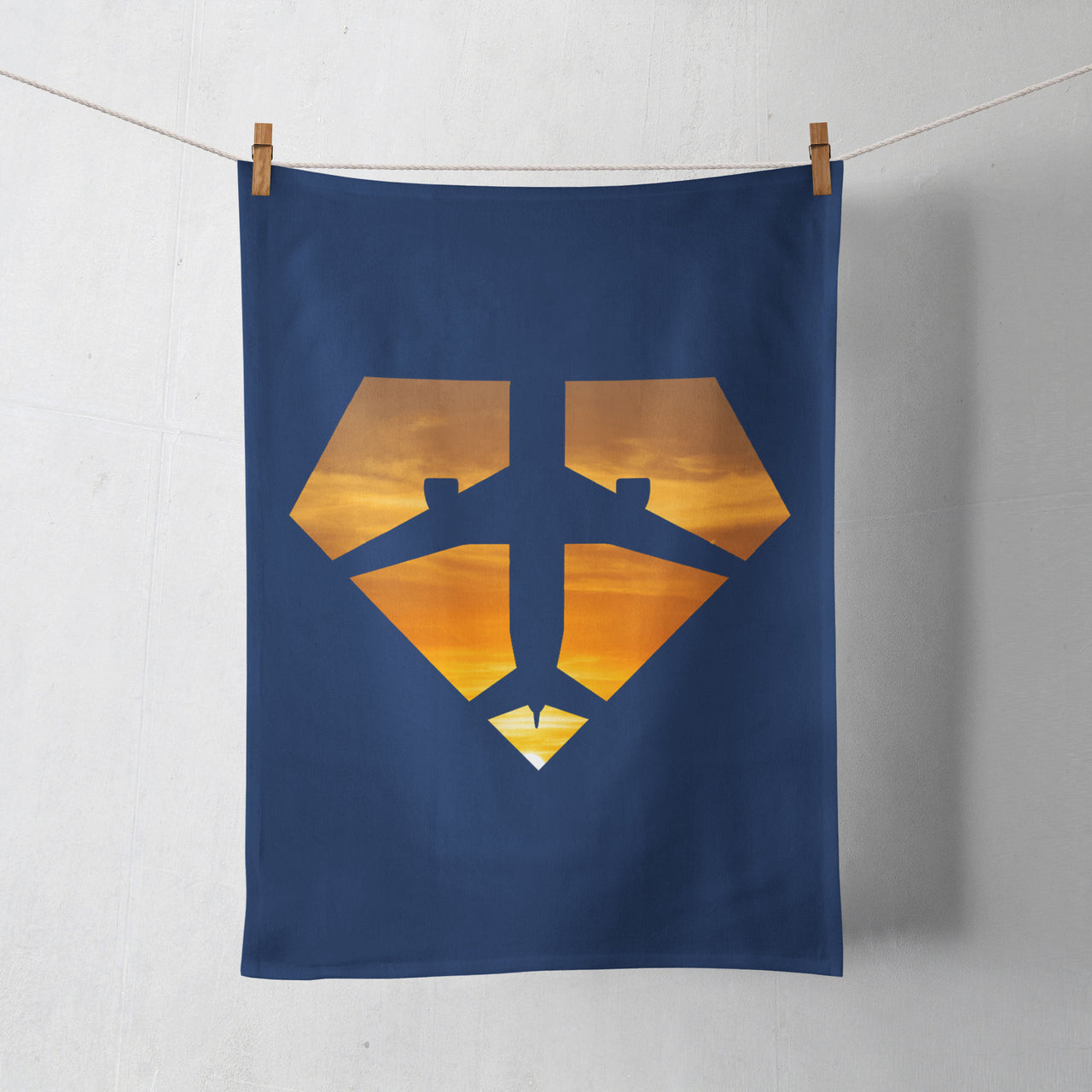 Supermen of The Skies (Sunset) Designed Towels
