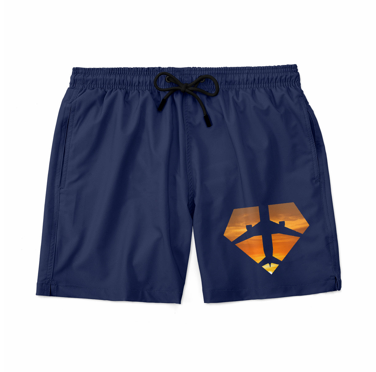 Supermen of The Skies (Sunset) Designed Swim Trunks & Shorts