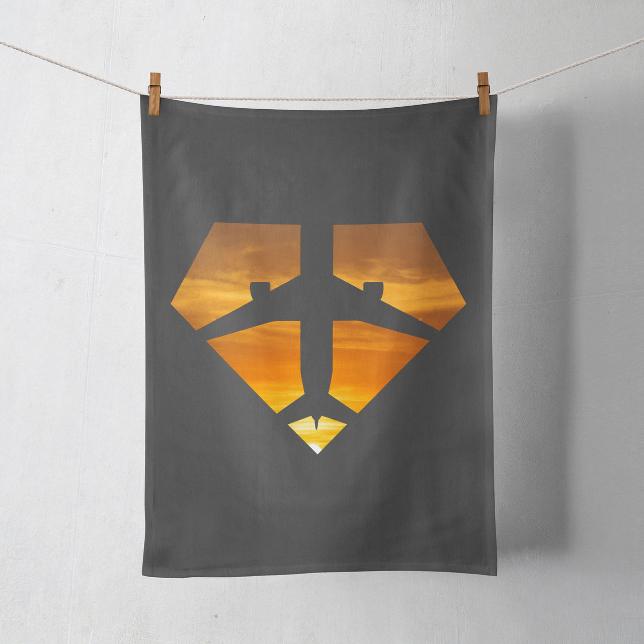 Supermen of The Skies (Sunset) Designed Towels