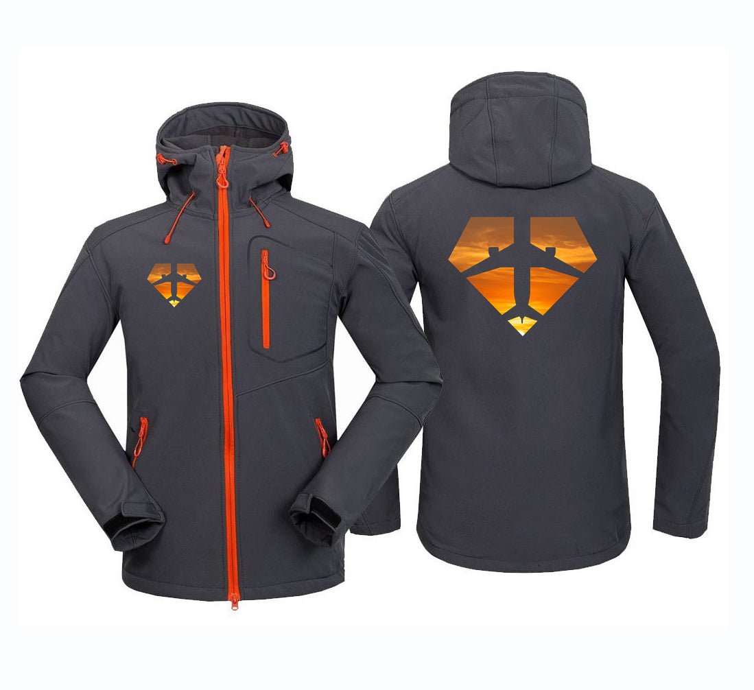 Supermen of The Skies (Sunset) Polar Style Jackets
