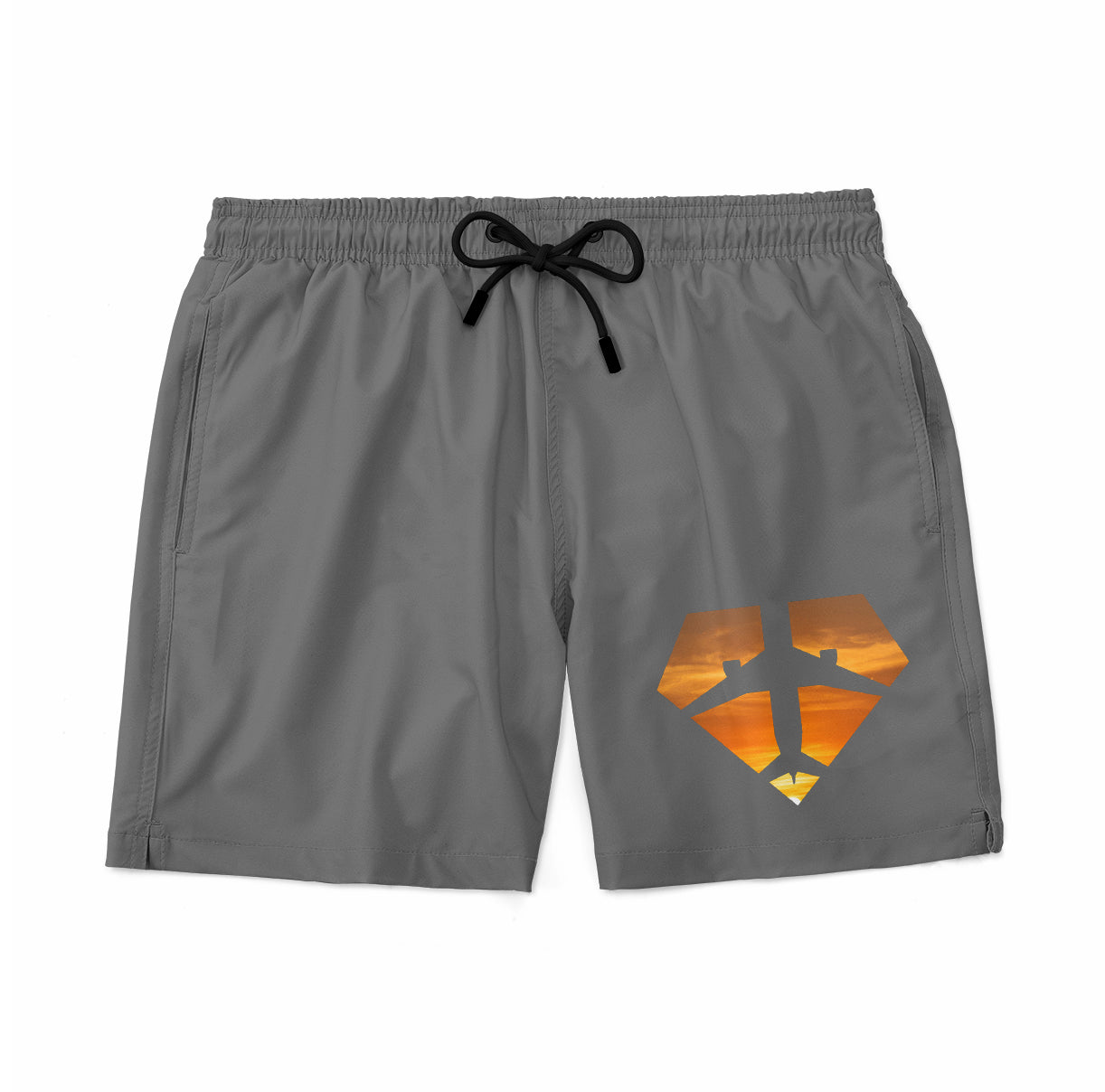 Supermen of The Skies (Sunset) Designed Swim Trunks & Shorts