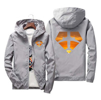 Thumbnail for Supermen of The Skies (Sunset) Designed Windbreaker Jackets