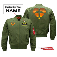 Thumbnail for Supermen of The Skies (Sunset) Designed Pilot Jackets (Customizable)