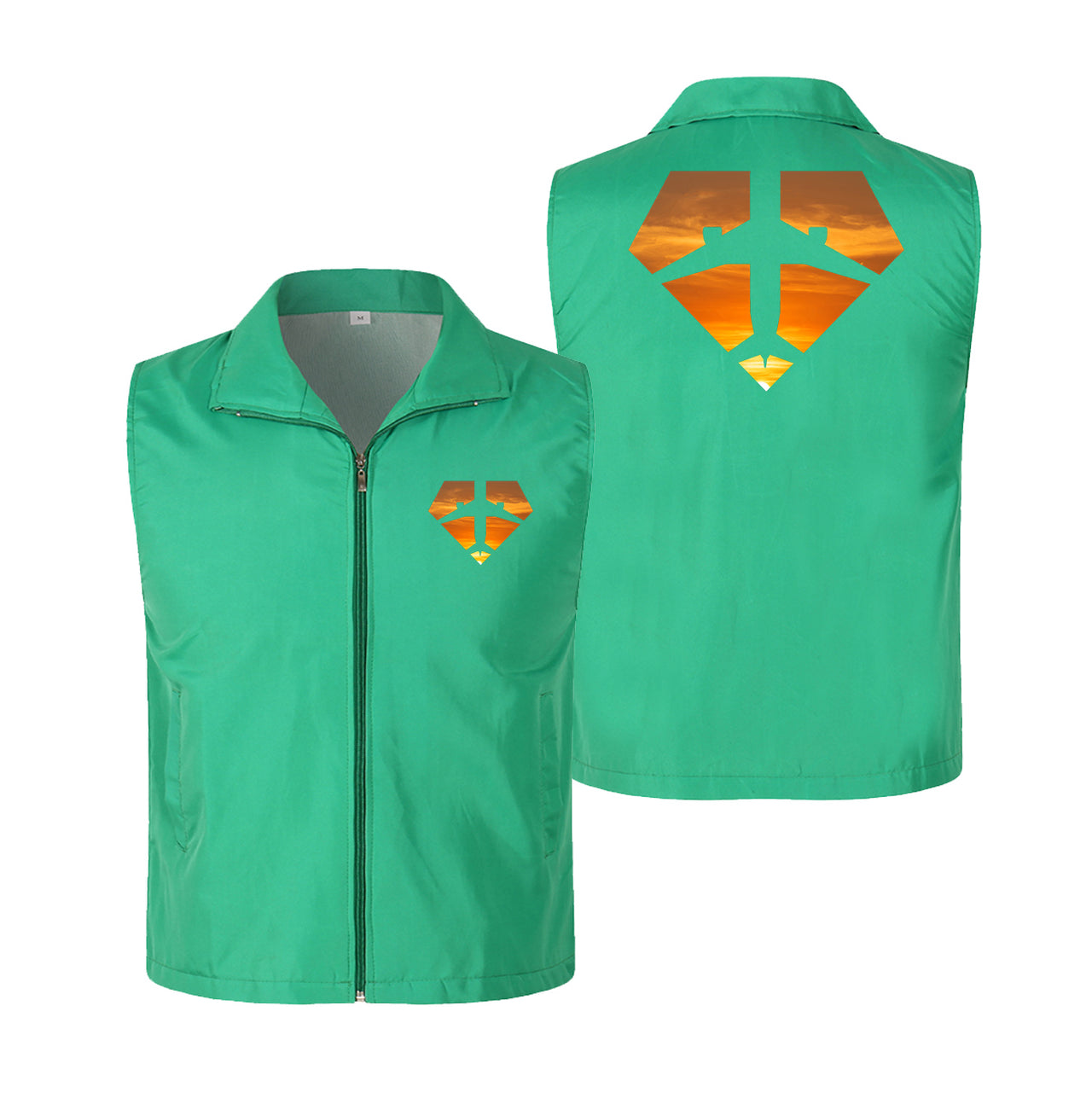 Supermen of The Skies (Sunset) Designed Thin Style Vests