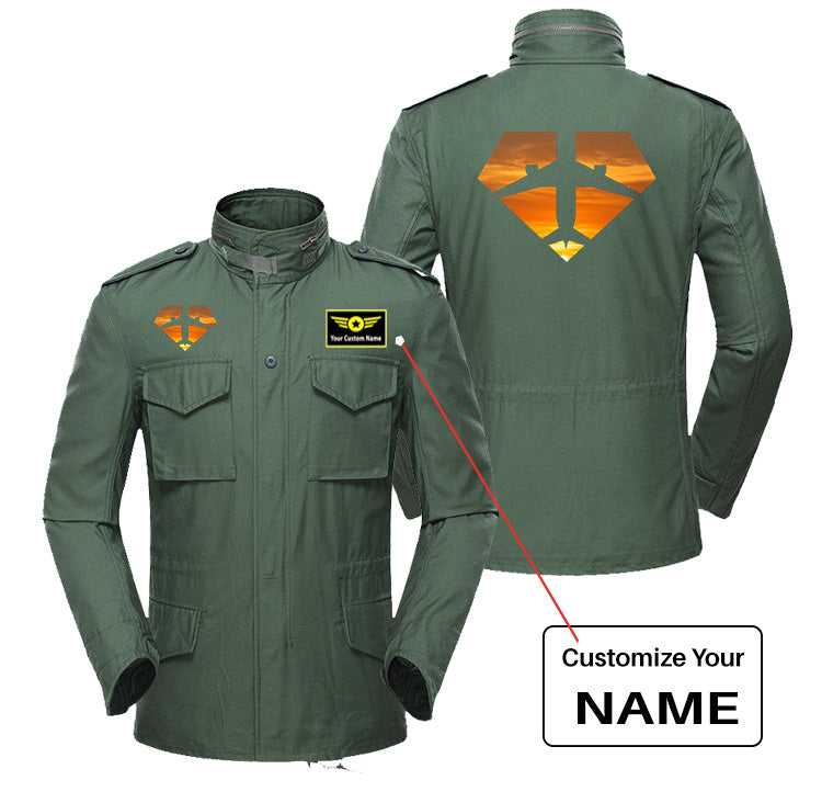 Supermen of The Skies (Sunset) Designed Military Coats