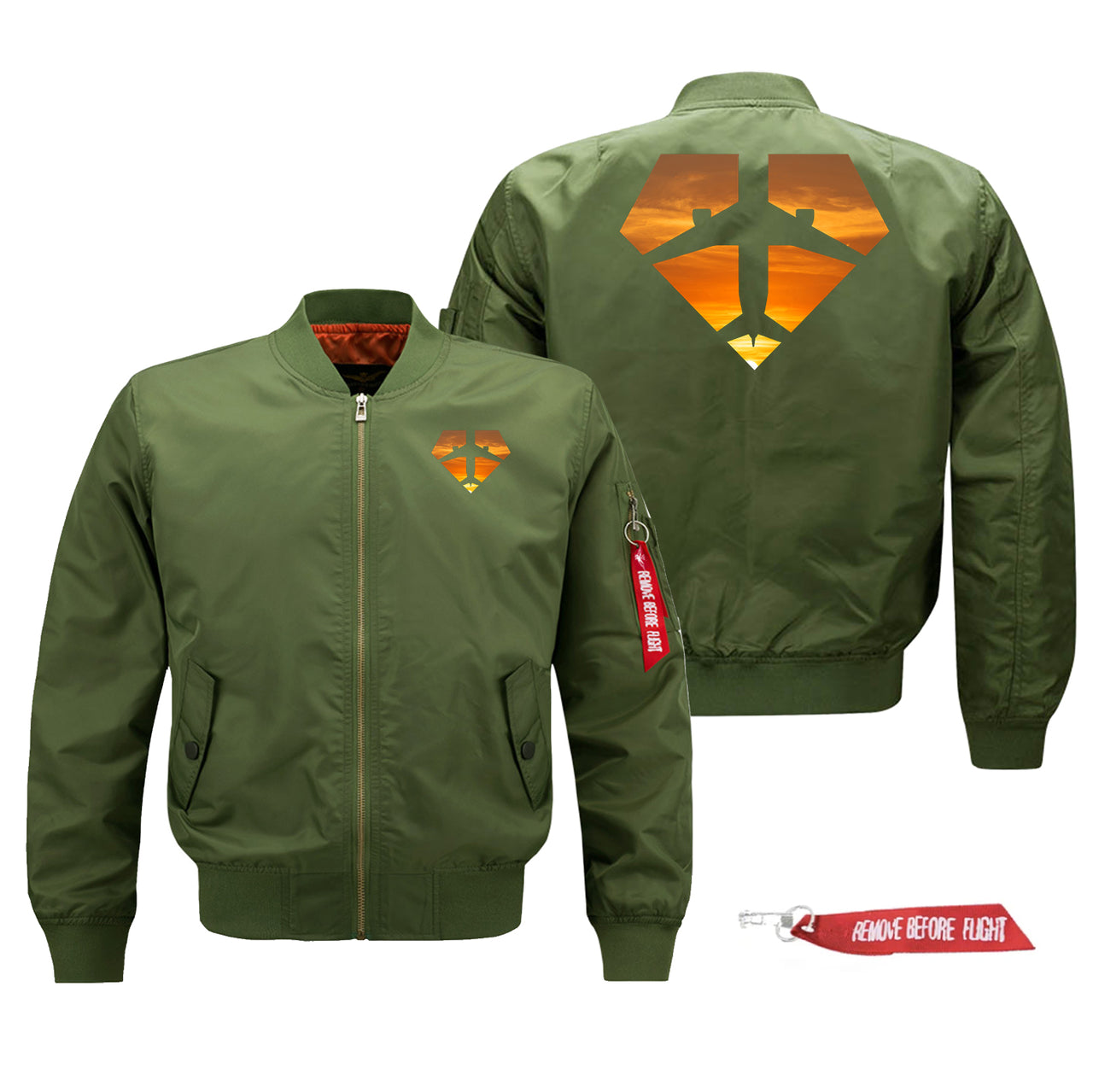 Supermen of The Skies (Sunset) Designed Pilot Jackets (Customizable)