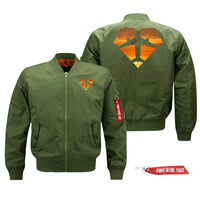 Thumbnail for Supermen of The Skies (Sunset) Designed Pilot Jackets (Customizable)