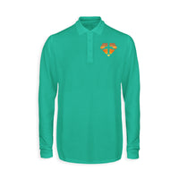 Thumbnail for Supermen of The Skies (Sunset) Designed Long Sleeve Polo T-Shirts