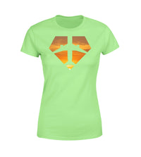 Thumbnail for Supermen of The Skies (Sunset) Designed Women T-Shirts