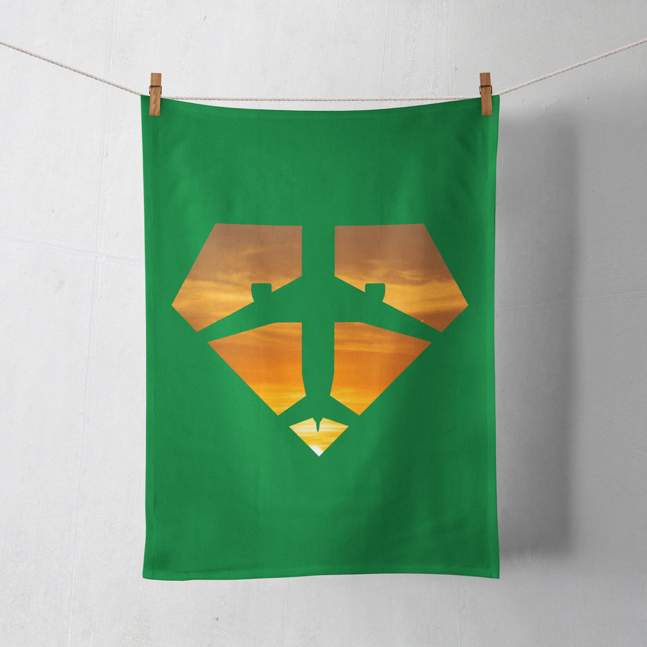 Supermen of The Skies (Sunset) Designed Towels
