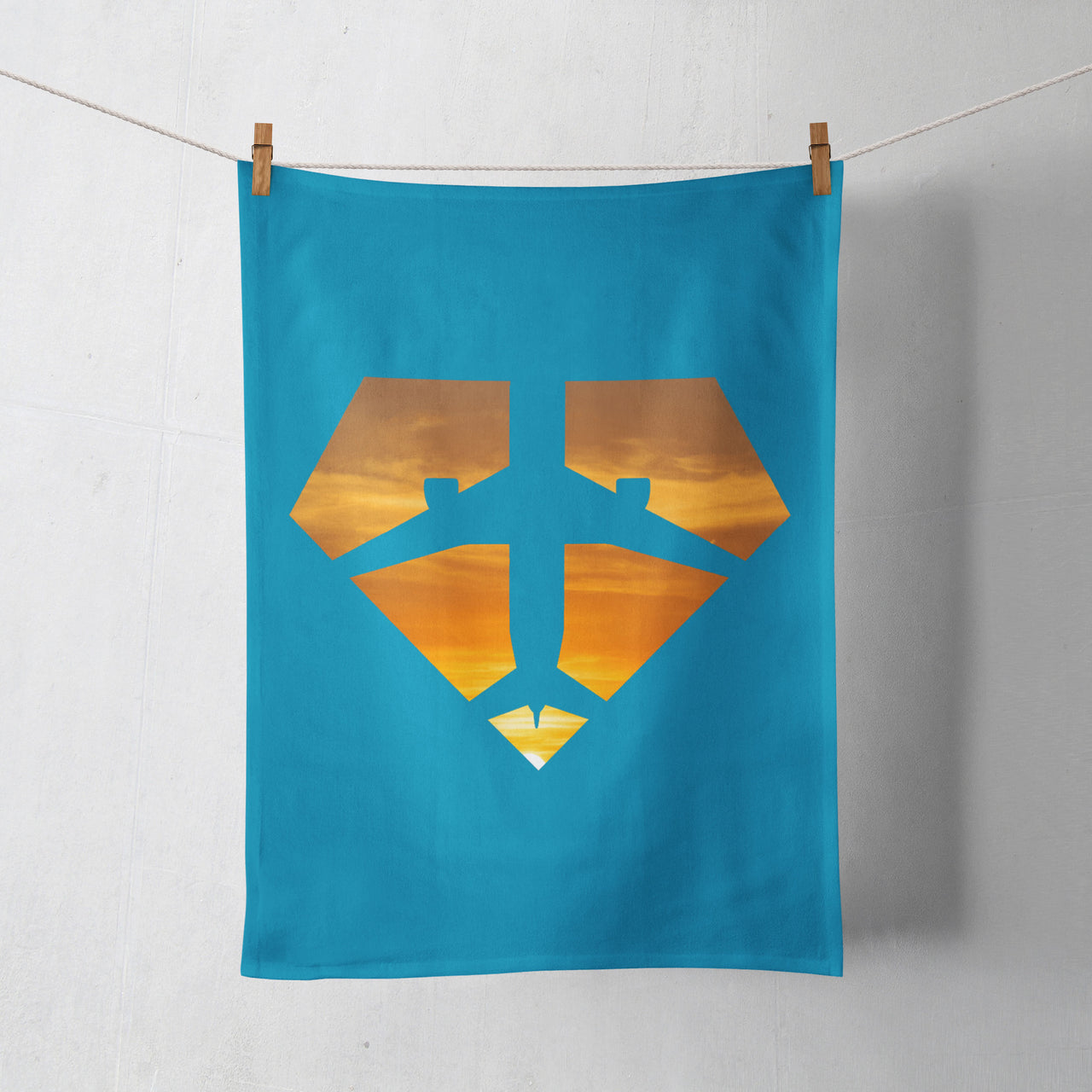 Supermen of The Skies (Sunset) Designed Towels