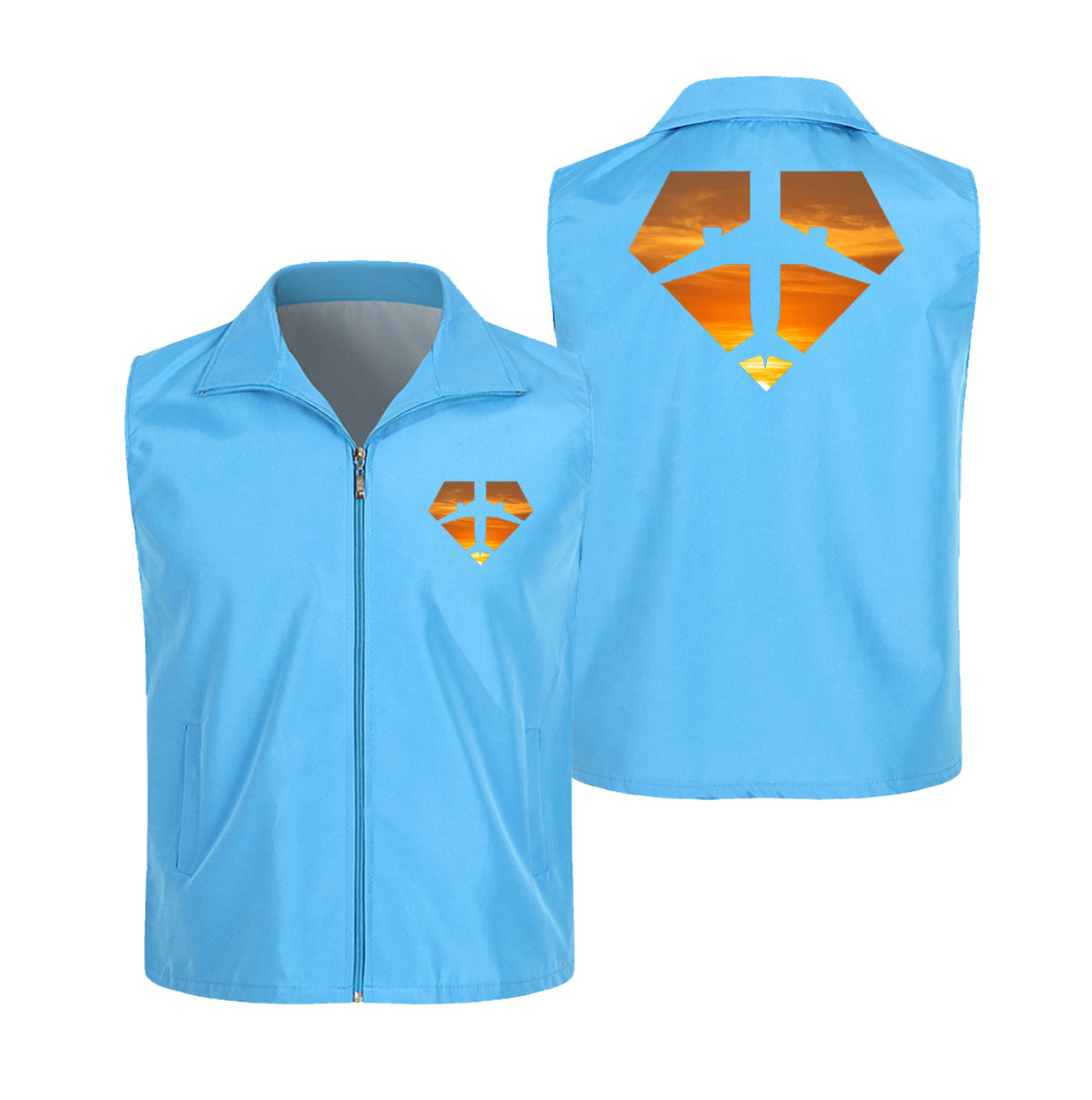 Supermen of The Skies (Sunset) Designed Thin Style Vests