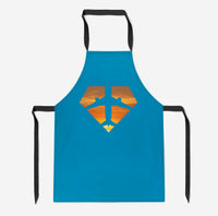 Thumbnail for Supermen of The Skies (Sunset) Designed Kitchen Aprons