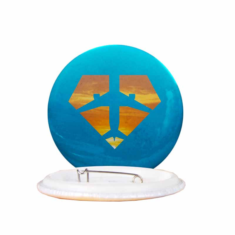 Supermen of The Skies (Sunset) Designed Pins