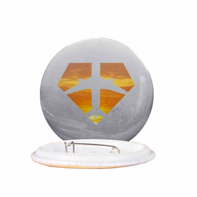 Supermen of The Skies (Sunset) Designed Pins