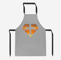 Thumbnail for Supermen of The Skies (Sunset) Designed Kitchen Aprons