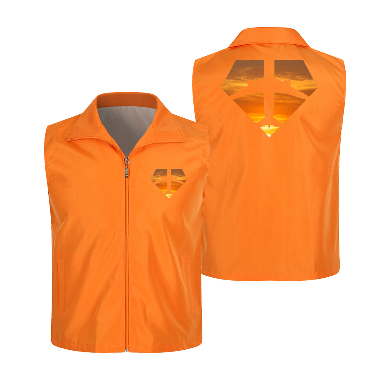 Supermen of The Skies (Sunset) Designed Thin Style Vests