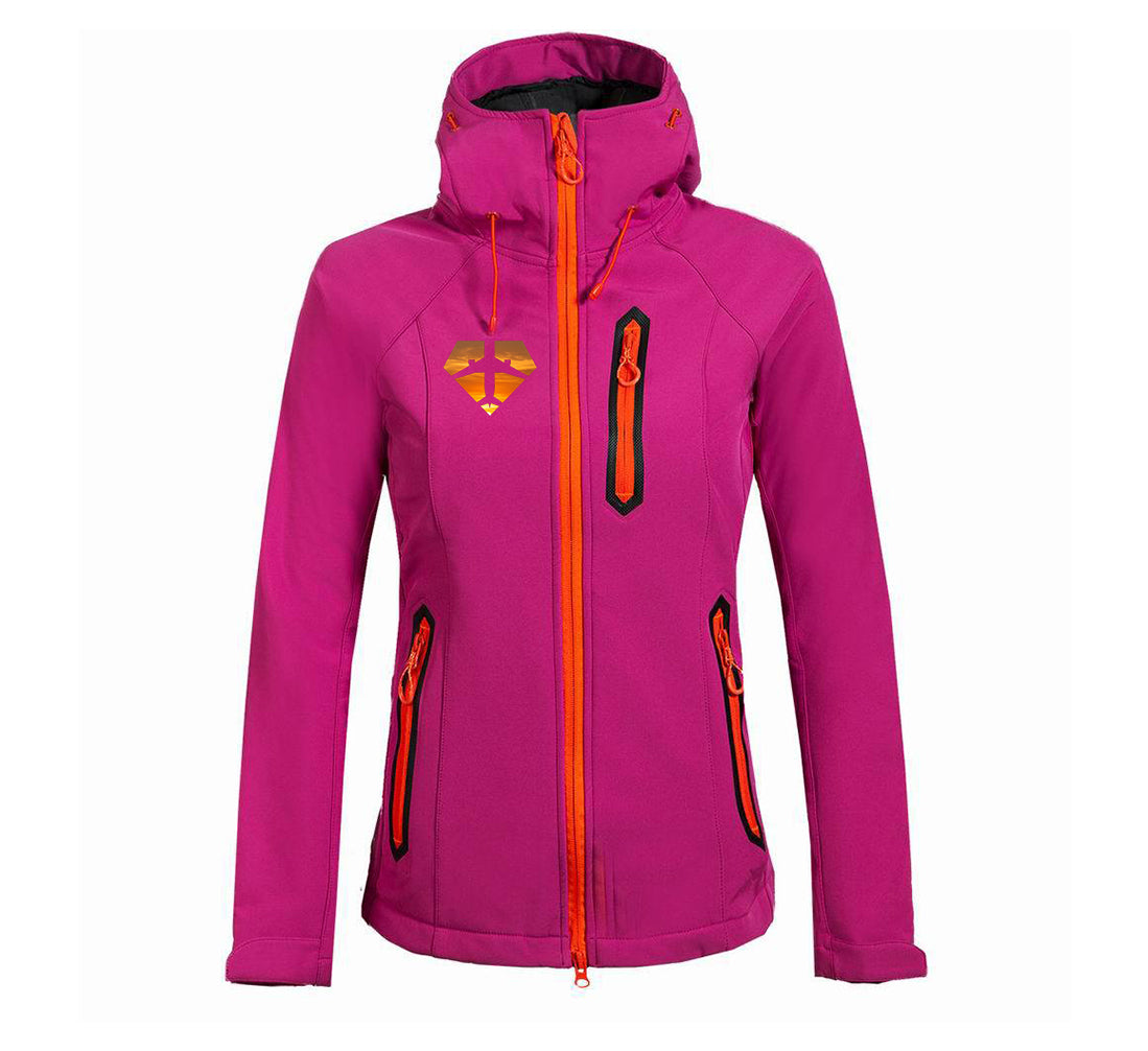 Supermen of The Skies (Sunset) Designed "Women" Polar Jackets
