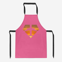 Thumbnail for Supermen of The Skies (Sunset) Designed Kitchen Aprons
