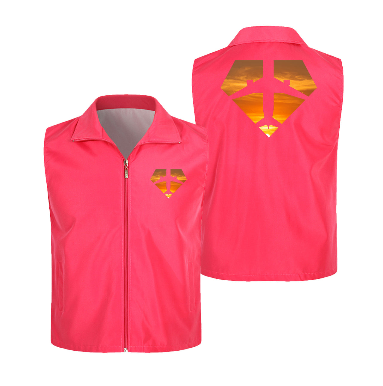 Supermen of The Skies (Sunset) Designed Thin Style Vests