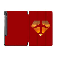 Thumbnail for Supermen of The Skies (Sunset) Designed Samsung Tablet Cases