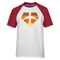 Thumbnail for Supermen of The Skies (Sunset) Designed Raglan T-Shirts