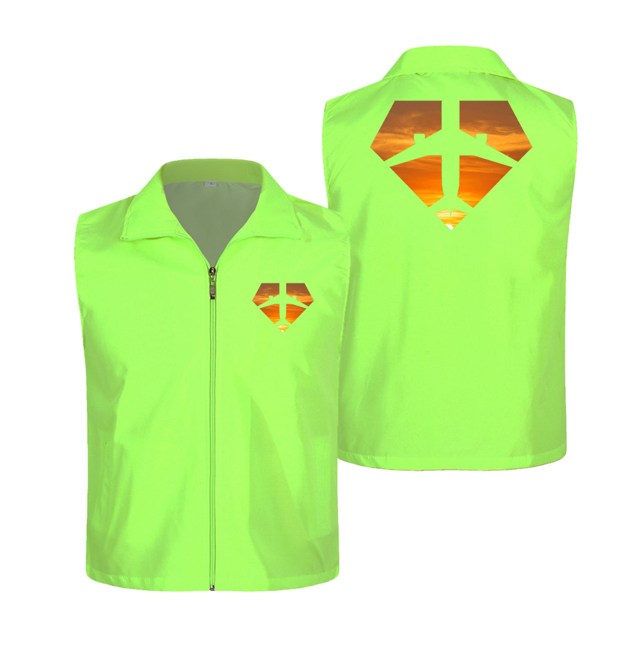 Supermen of The Skies (Sunset) Designed Thin Style Vests