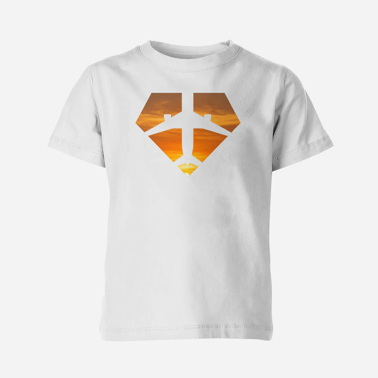 Supermen of The Skies (Sunset) Designed Children T-Shirts