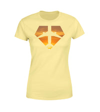 Thumbnail for Supermen of The Skies (Sunset) Designed Women T-Shirts