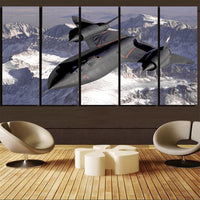 Thumbnail for Supersonic Fighter Printed Canvas Prints (5 Pieces) Aviation Shop 
