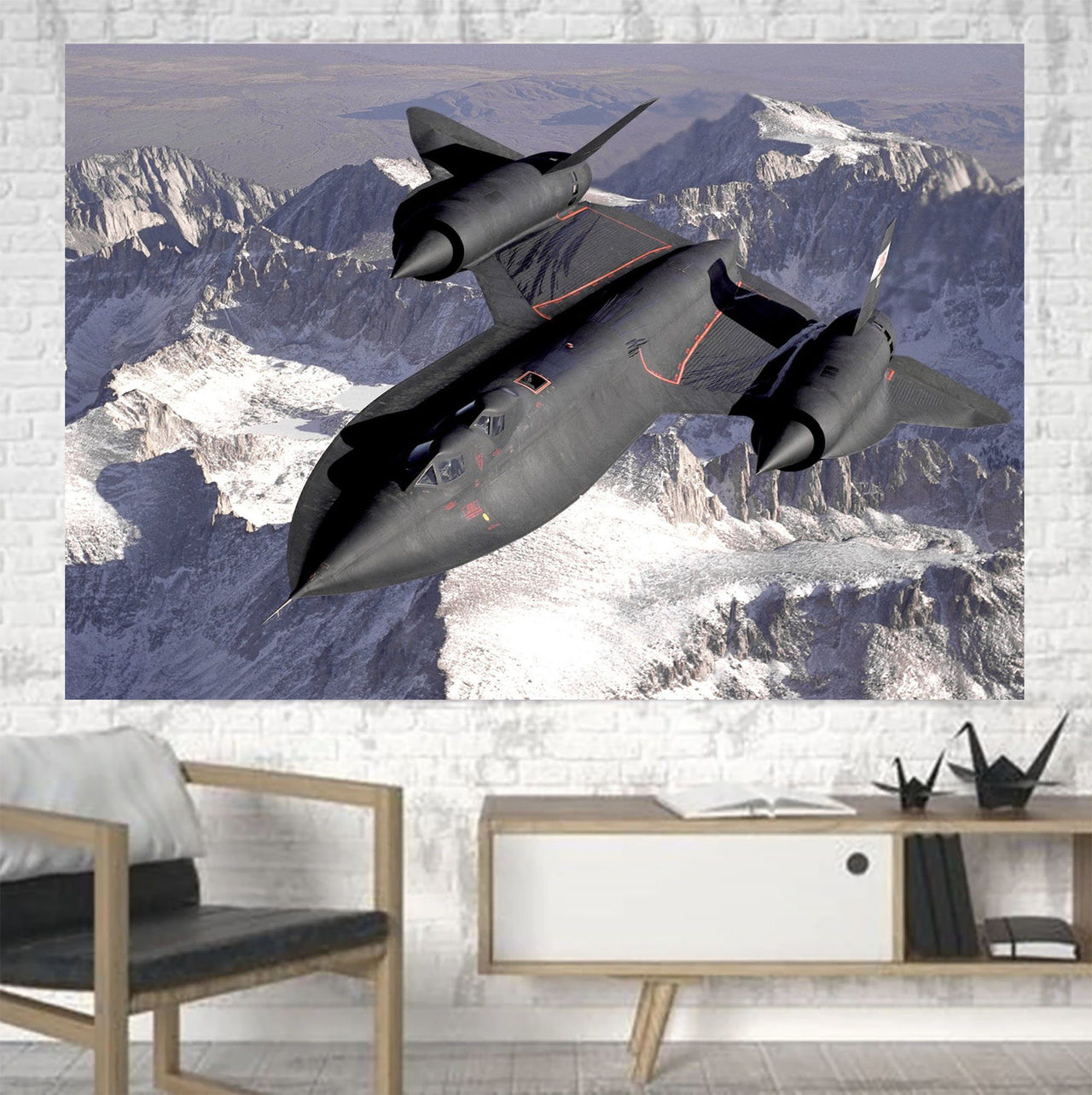 Supersonic Fighter Printed Canvas Posters (1 Piece) Aviation Shop 