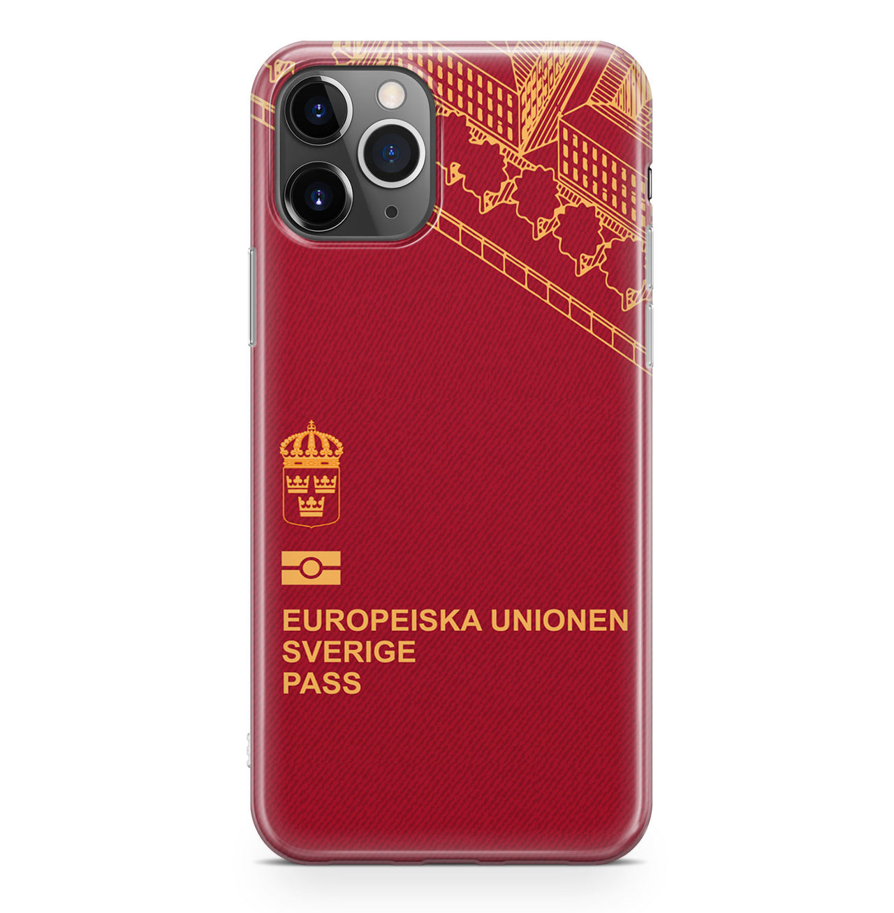 Sweden Passport Designed iPhone Cases