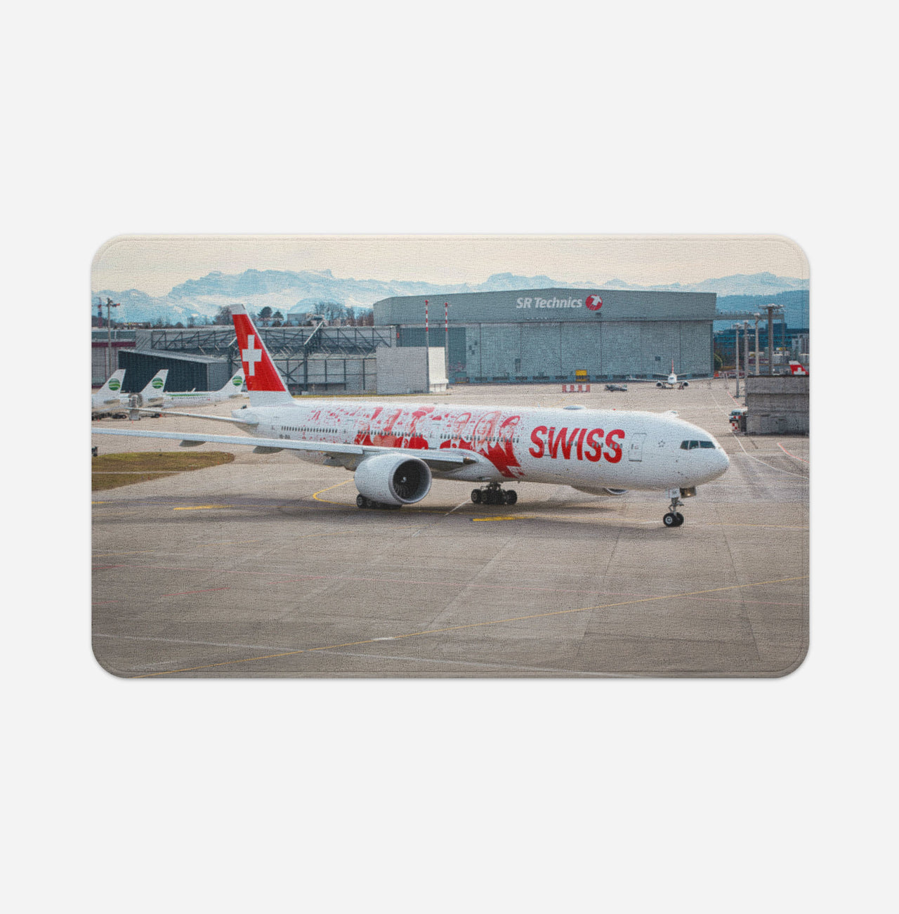 Swiss Airlines Boeing 777 Designed Bath Mats