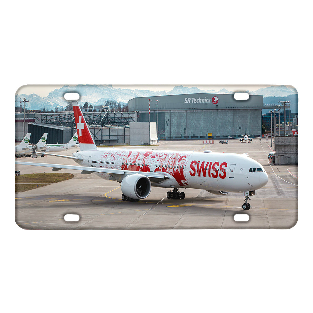 Swiss Airlines Boeing 777 Designed Metal (License) Plates
