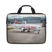Thumbnail for Swiss Airlines Boeing 777 Designed Laptop & Tablet Bags