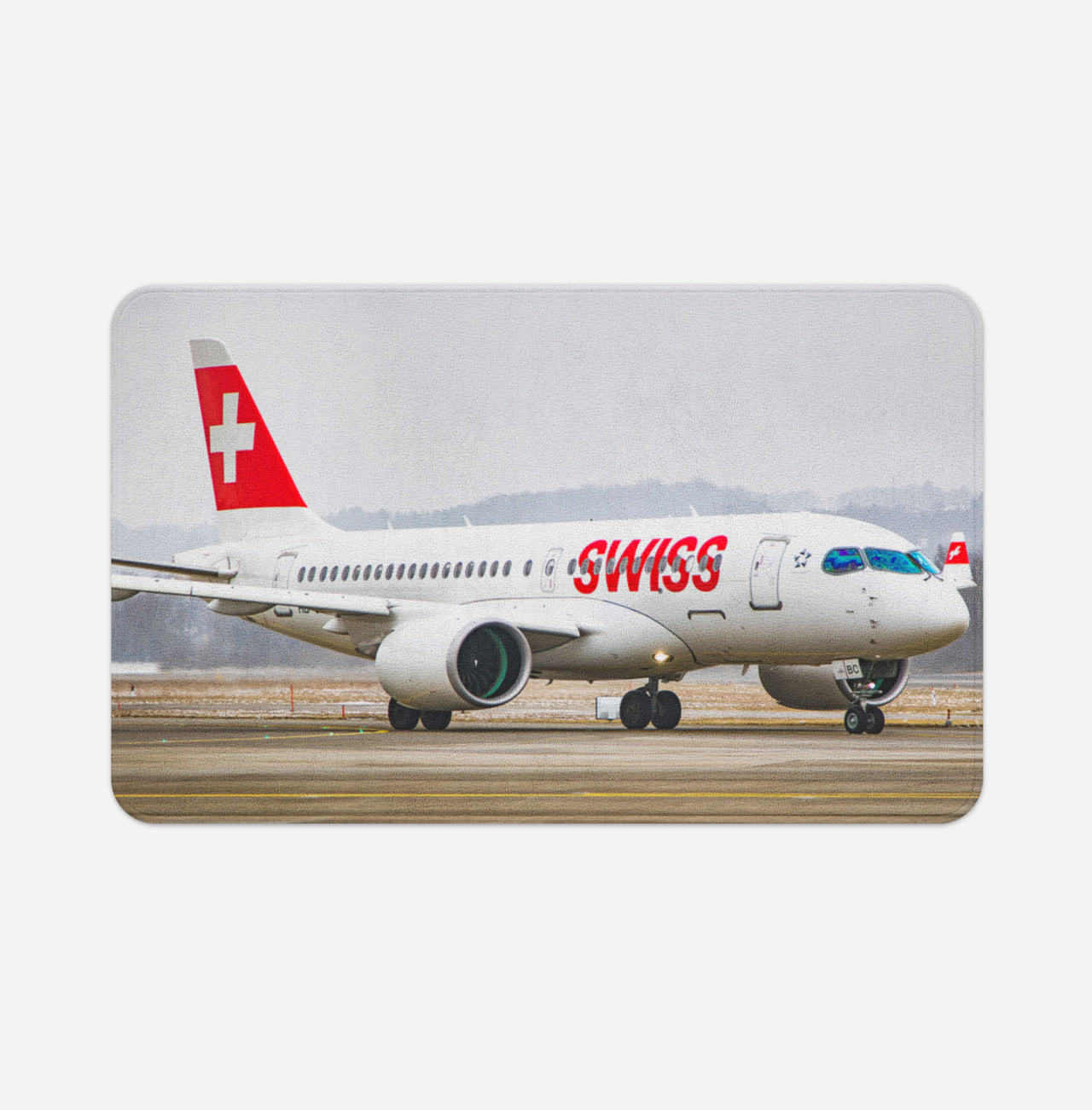 Swiss Airlines Bombardier CS100 Designed Bath Mats