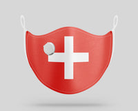 Thumbnail for Switzerland Flag Designed Face Masks