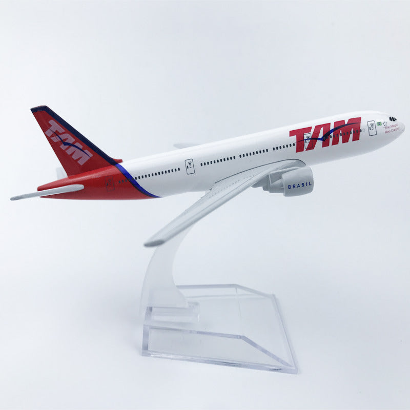 TAM Brazilian Airlines Boeing 777 Airplane Model (16CM)