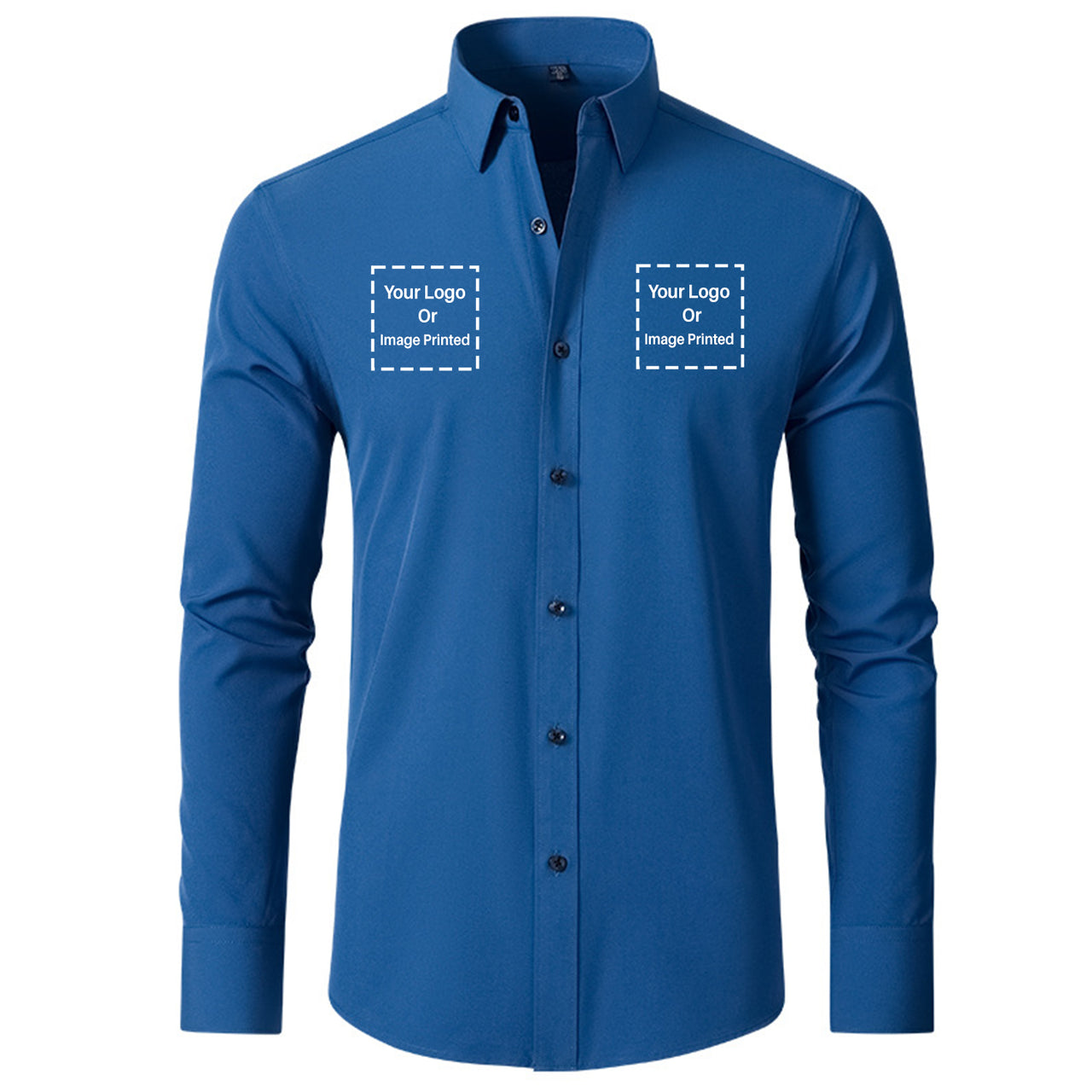 Custom TWO LOGOS Designed Long Sleeve Shirts