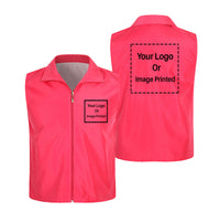 Thumbnail for Custom DOUBLE LOGO Designed Thin Style Vests