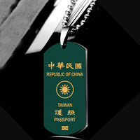 Thumbnail for Taiwan Passport Designed Metal Necklaces