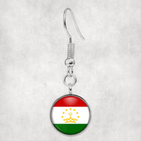 Thumbnail for Tajikistan Flag Designed Earrings