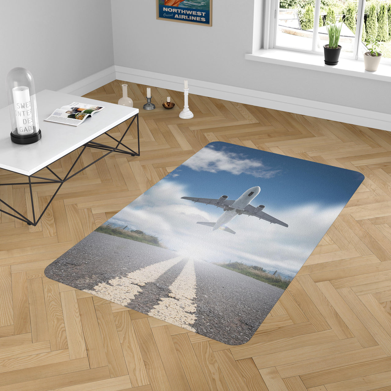Taking Off Aircraft Designed Carpet & Floor Mats