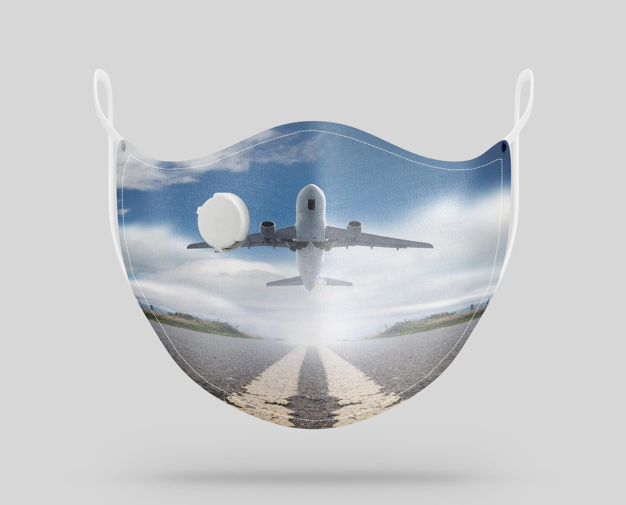 Taking off Aircraft Designed Face Masks